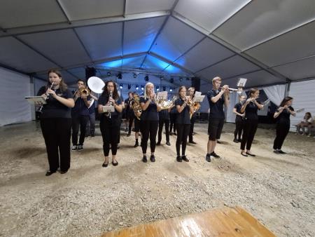 Nastopila je tudi Godba Cerklje